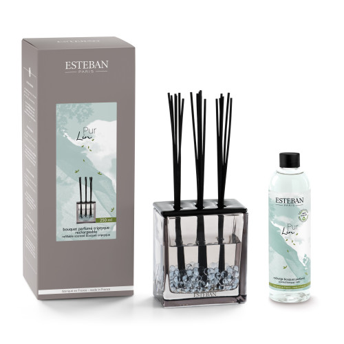 BOUQUET PARFUME TRIPTIQUE ET SA RECHARGE 250ML PUR LIN