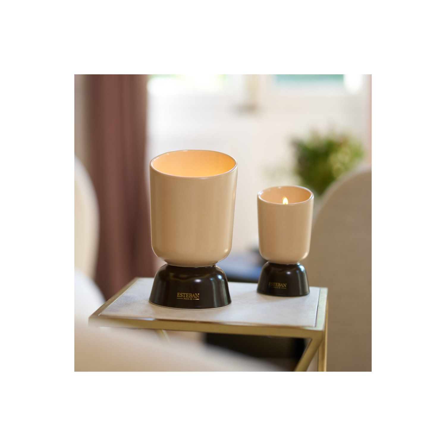 BOUGIE PARFUMEE ICONIC COLOR RECHARGEABLE VANILLE D'OR  220 G 2