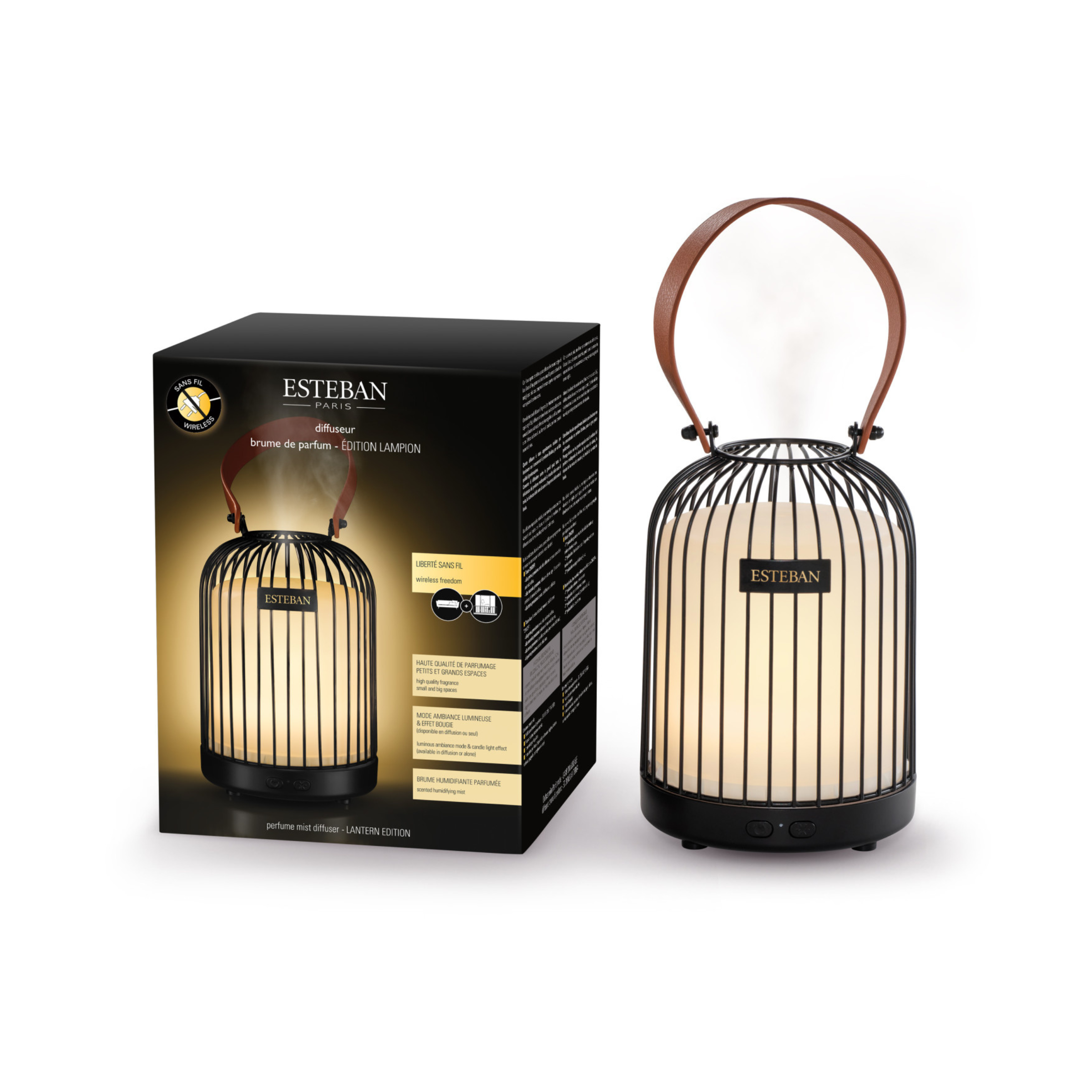 Diffuseur brume de parfum - édition Lampion noir