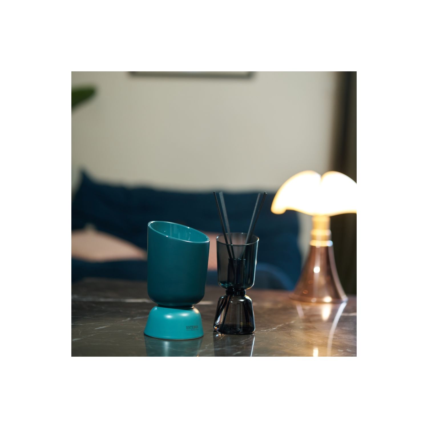 BOUGIE PARFUMEE ICONIC COLOR RECHARGEABLE 220G FIGUE NOIRE 3
