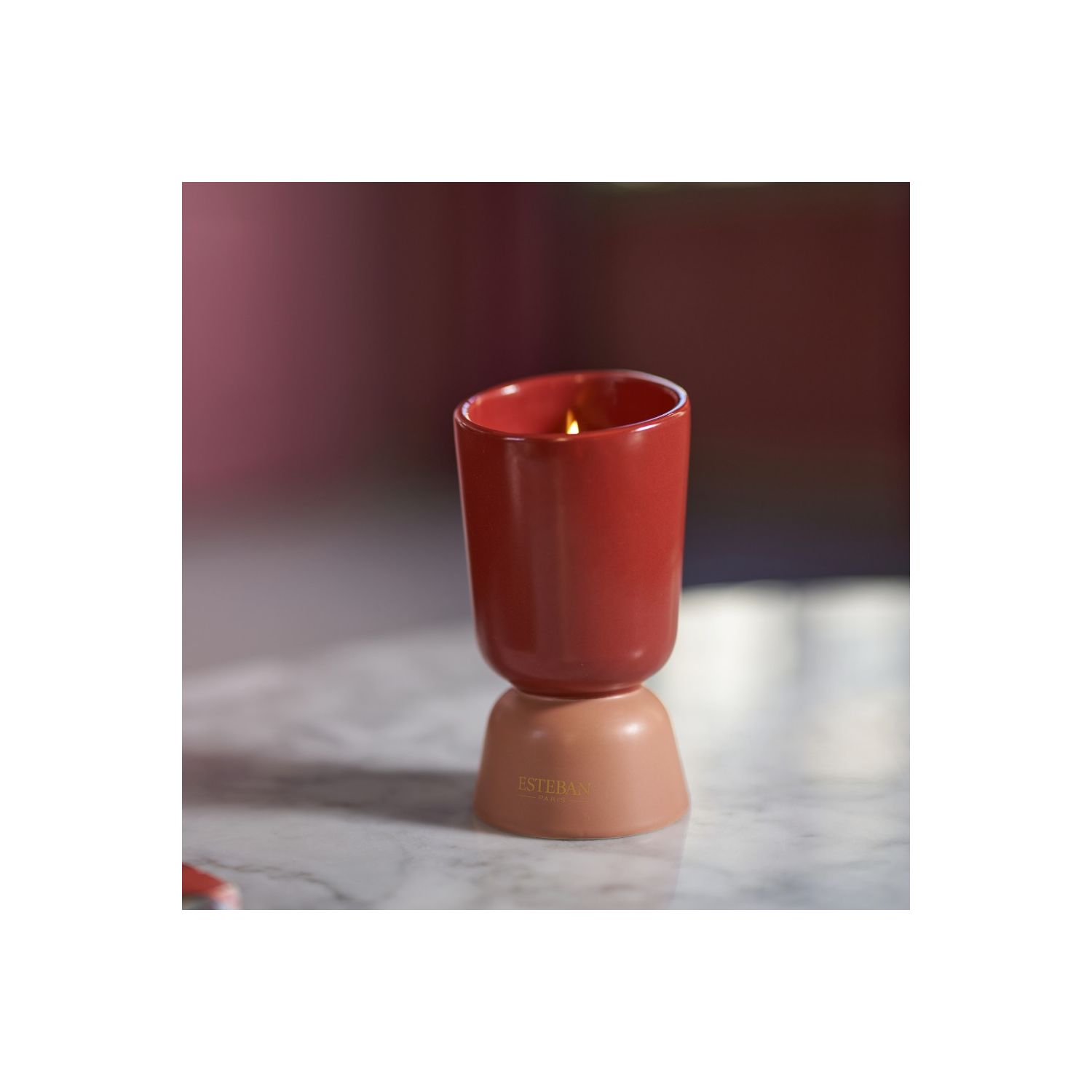 BOUGIE PARFUMEE ICONIC COLOR RECHARGEABLE 220G IRIS CACHEMIRE 6