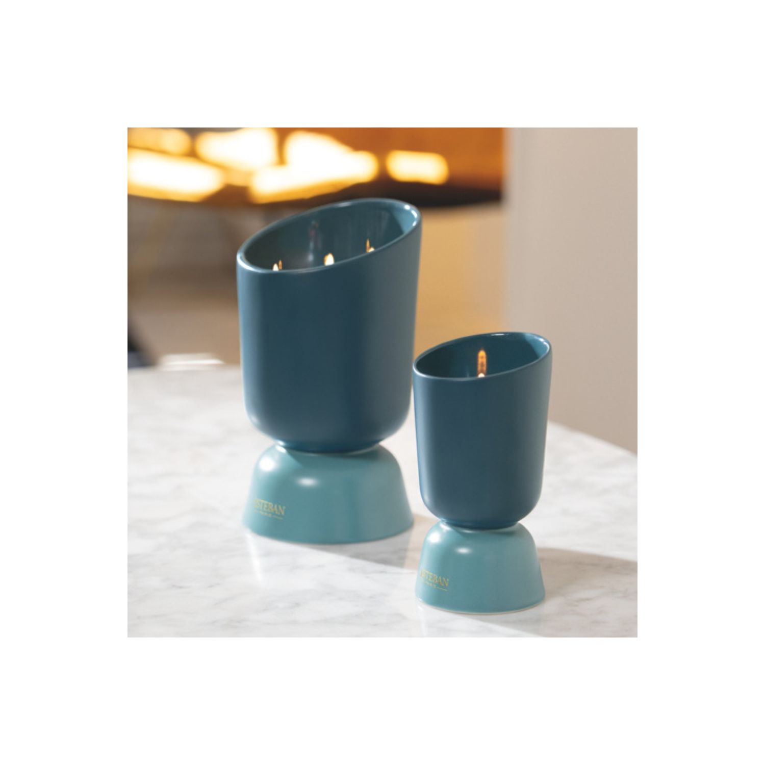 BOUGIE PARFUMEE ICONIC COLOR RECHARGEABLE 220G PUR LIN 4