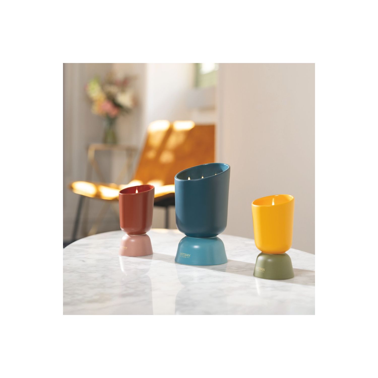 BOUGIE PARFUMEE ICONIC COLOR RECHARGEABLE 700G FIGUE NOIRE 5