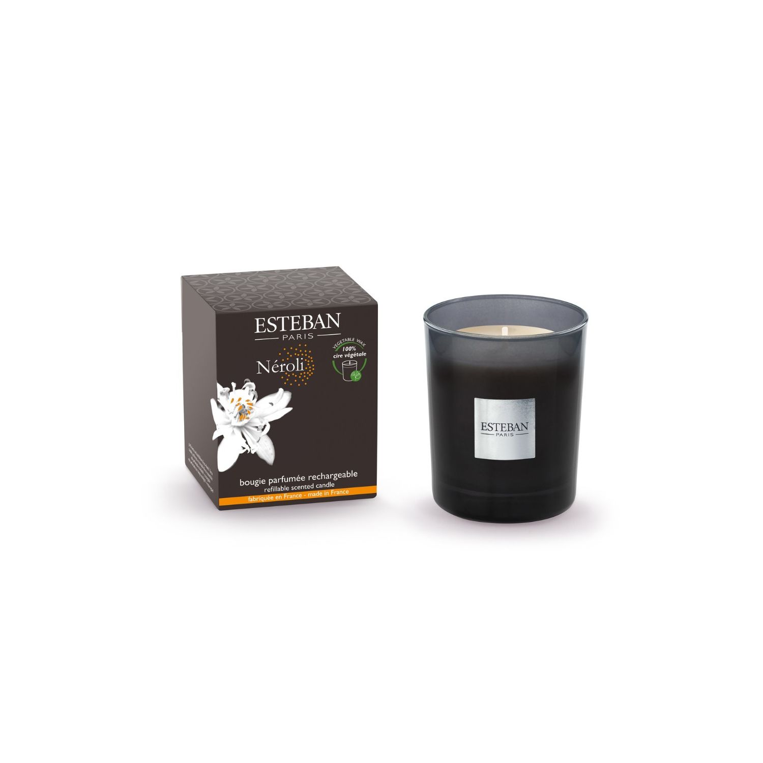 BOUGIE PARFUMEE INITAILE RECHARGEABLE 180G NEROLI
