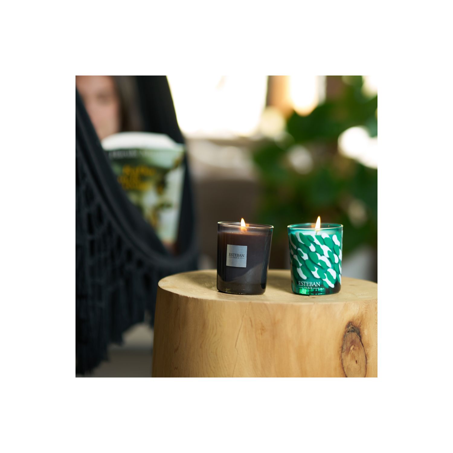 BOUGIE PARFUMEE INITIALE RECHARGEABLE 180G EAU D'AMAZONIE 3