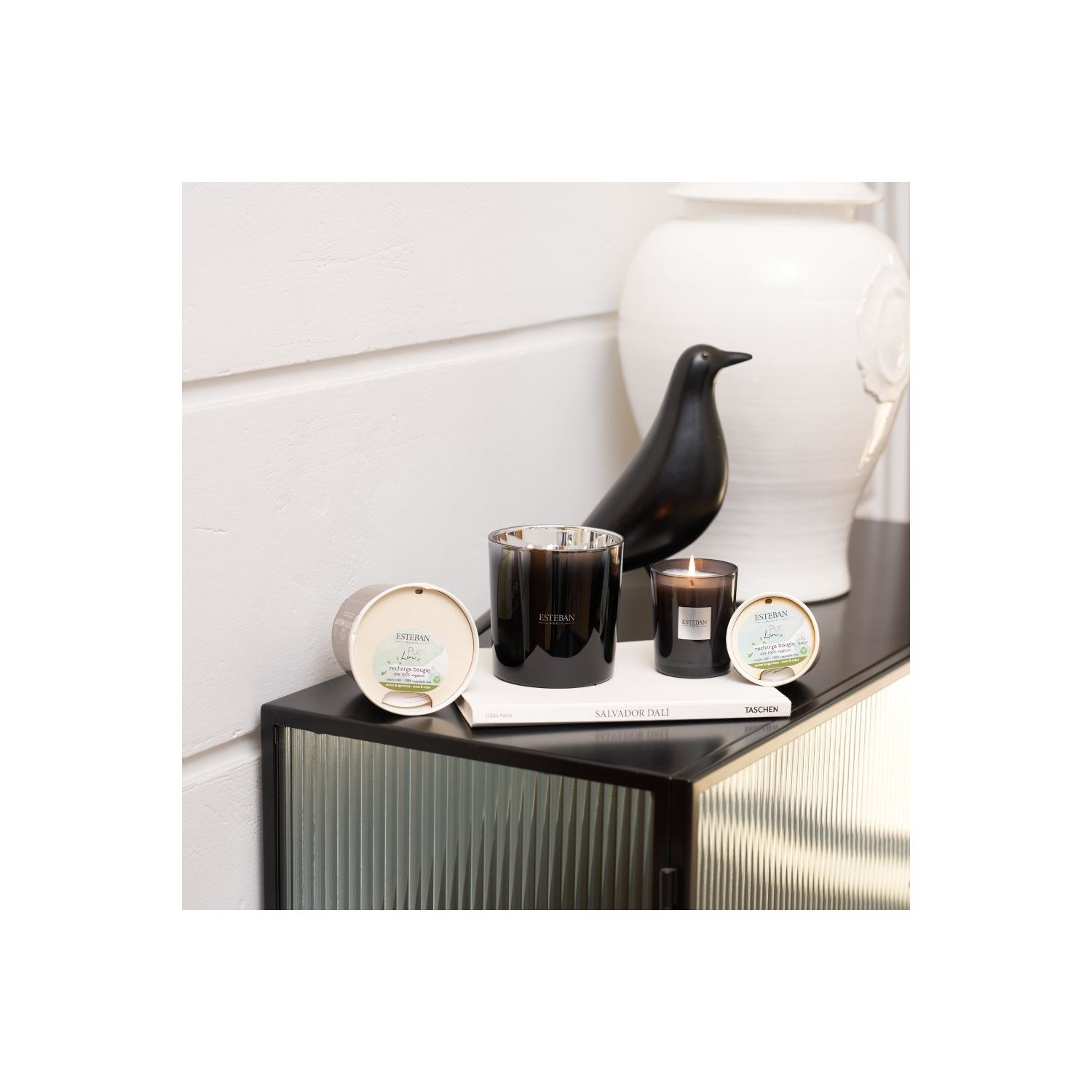 BOUGIE PARFUMEE GRAND FORMAT RECHARGEABLE 450G ESPRIT DE THE 3