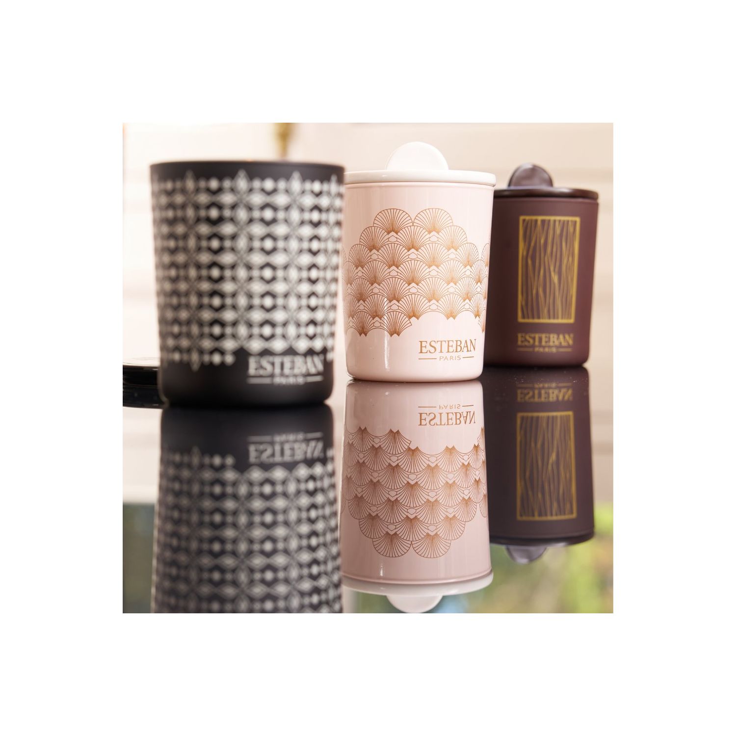 BOUGIE DECORATIVE PARFUMEE & RECHARGEABLE  IRIS CACHEMIRE 4