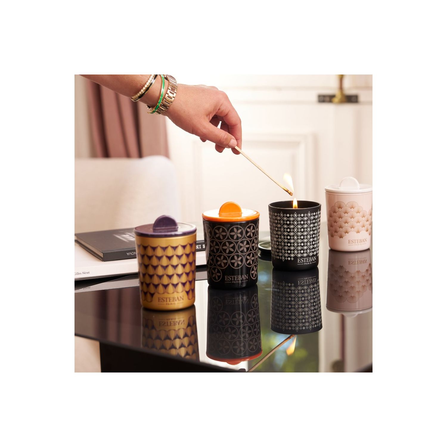 BOUGIE DECORATIVE PARFUMEE & RECHARGEABLE NEROLI 6