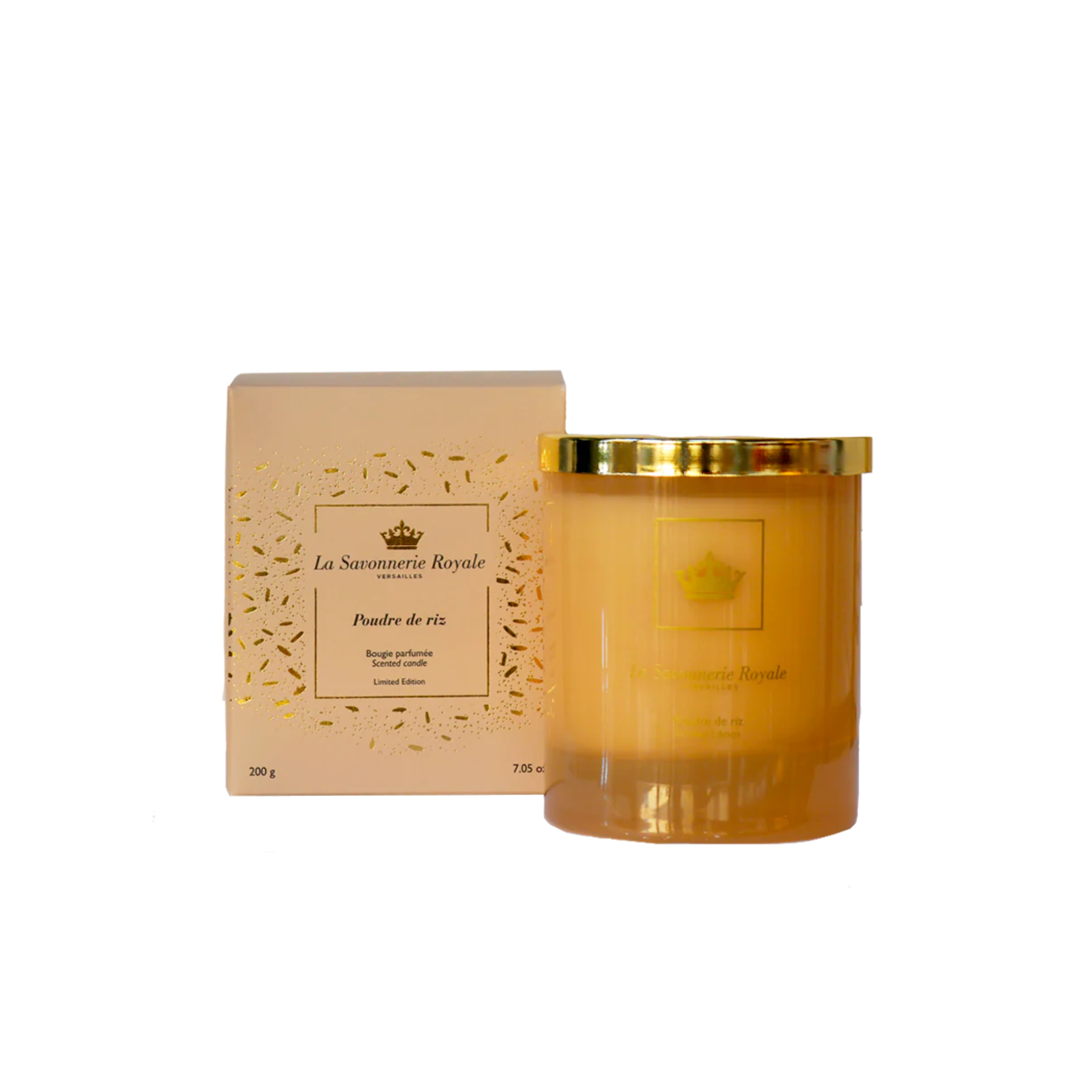 Bougie parfumée Poudre de Riz - Collection Colorée