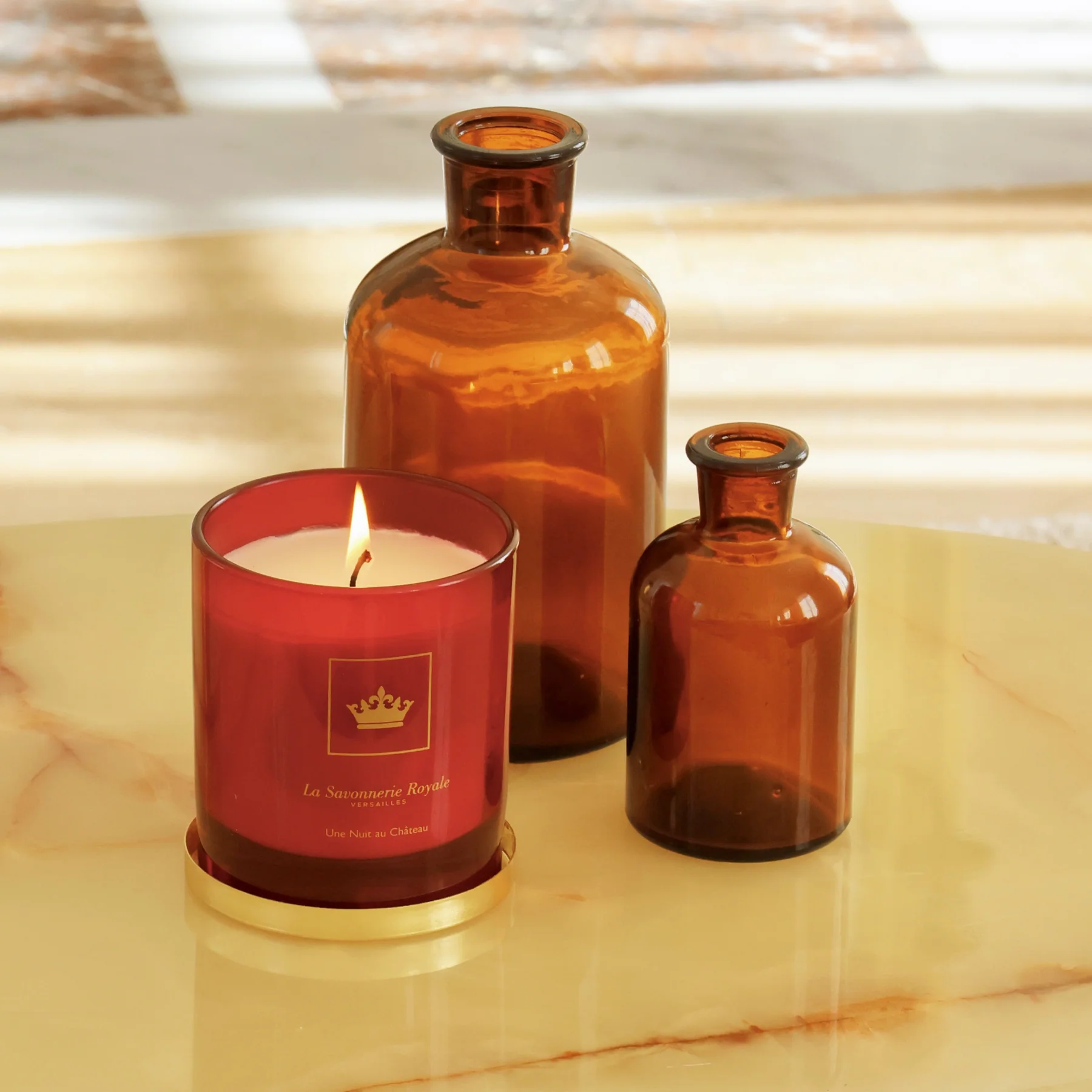 Bougie parfumée Une Nuit au Château - Collection Colorée 2